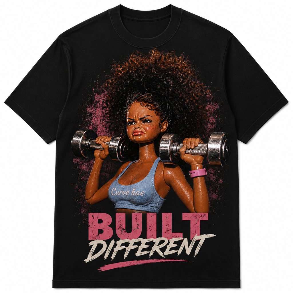 CurveBae Built Different T-Shirt