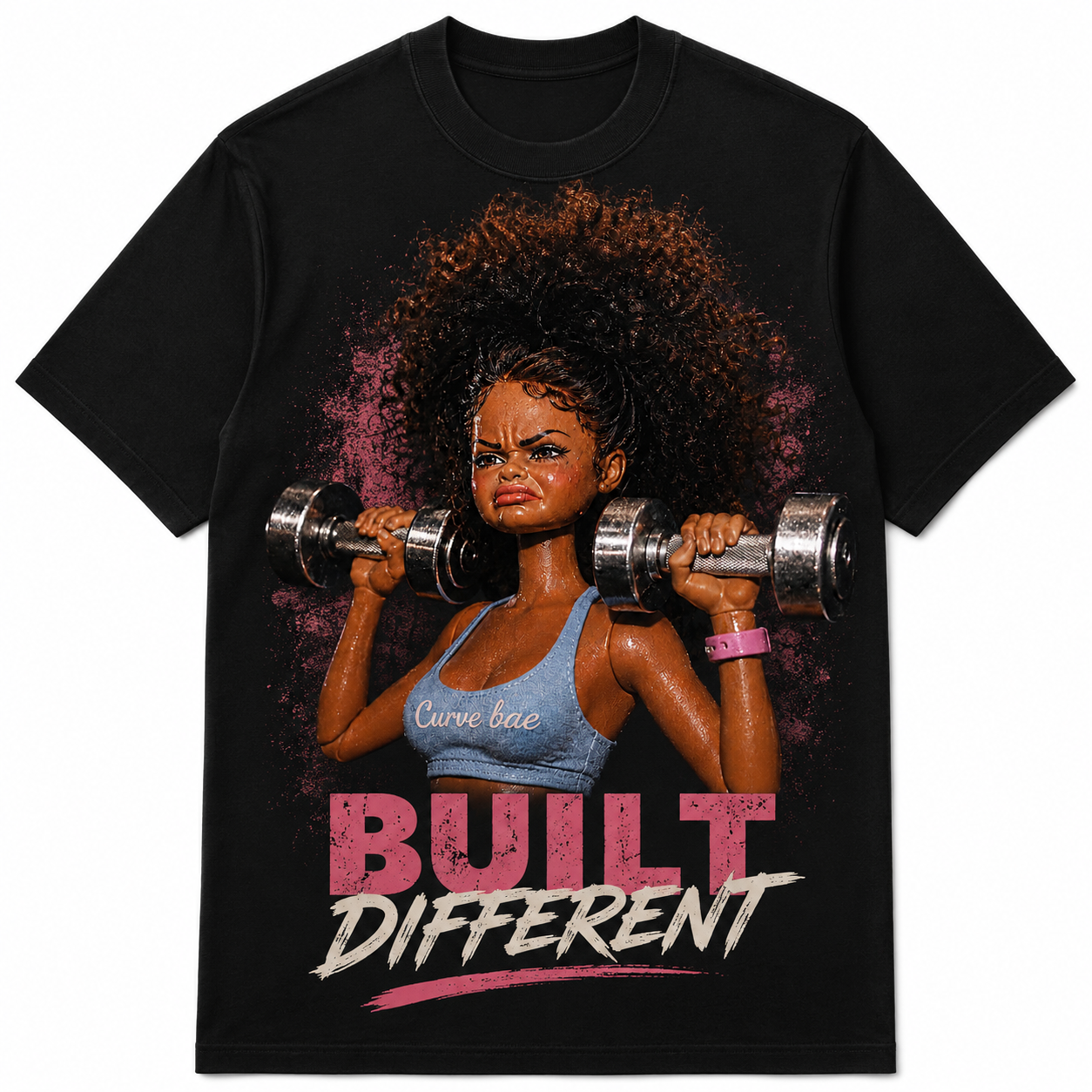 CurveBae Built Different T-Shirt
