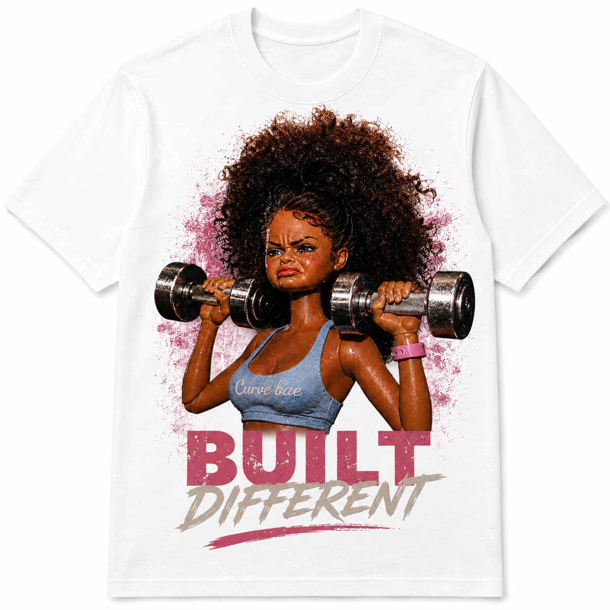 CurveBae Built Different T-Shirt