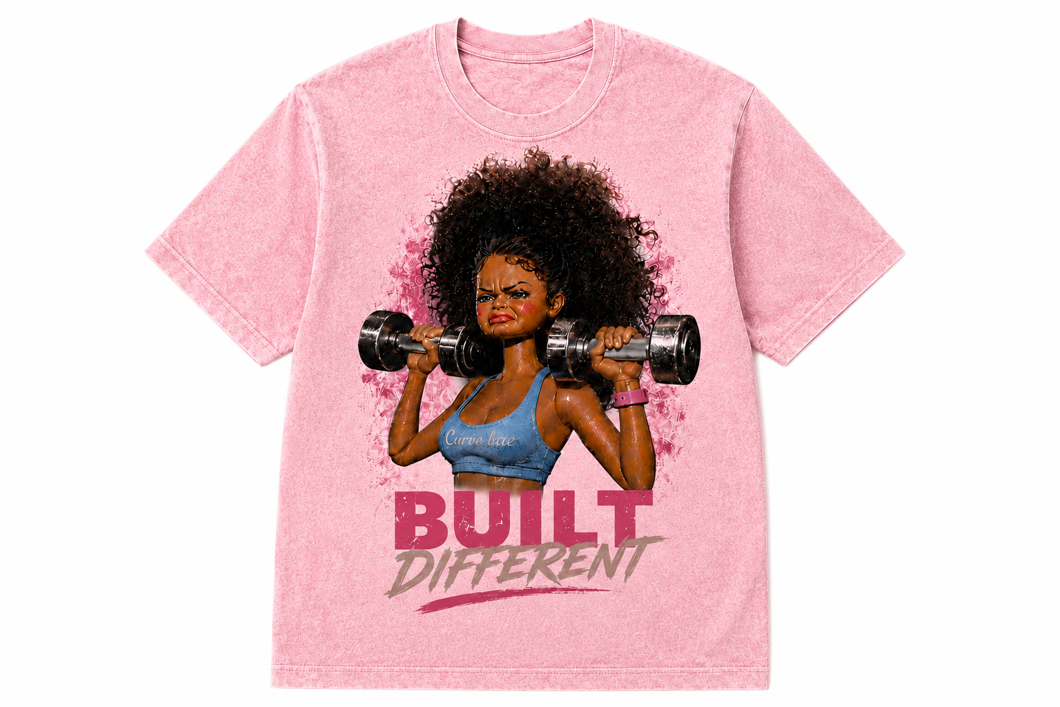 CurveBae Built Different T-shirt